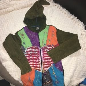 Shop Therapy made in‎ Nepal hoodie peace funky